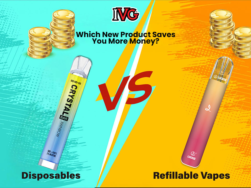 Disposable vs. Refillable Vapes: Which One Saves You More Money? IVG Ireland Disposable vs. Refillable Vapes: Which One Saves You More Money? IVG Ireland