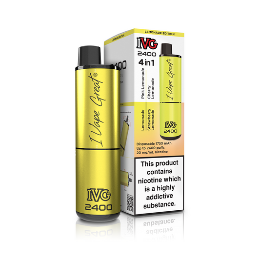 IVG 2400 4 in 1 Multi Flavour Lemonade Edition Vaporizers & Electronic Cigarettes IVG