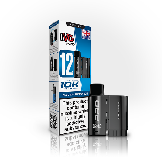 IVG Pro Blue Raspberry Ice Refill Vaporizers & Electronic Cigarettes IVG