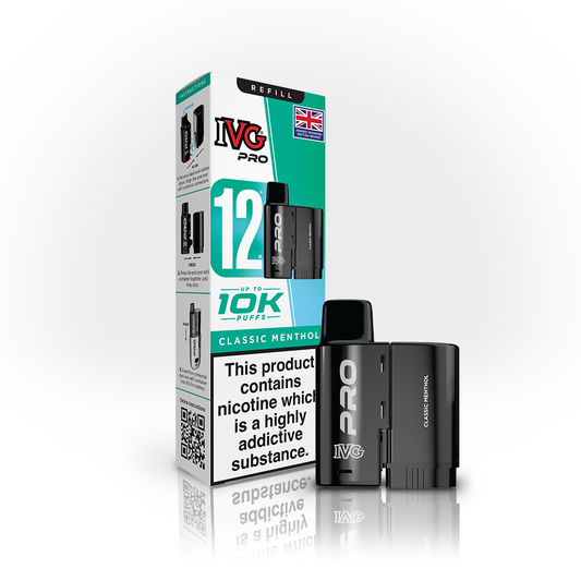 IVG Pro Classic Menthol Refill Vaporizers & Electronic Cigarettes IVG