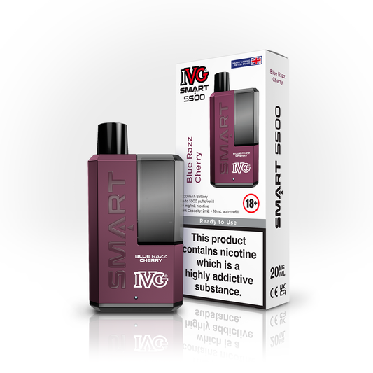 IVG SMART 5500 Blue Razz Cherry  IVG