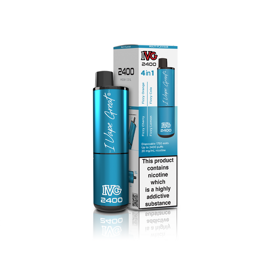 IVG 2400 4 IN 1 MULTI FLAVOUR FIZZY EDITION  IVG