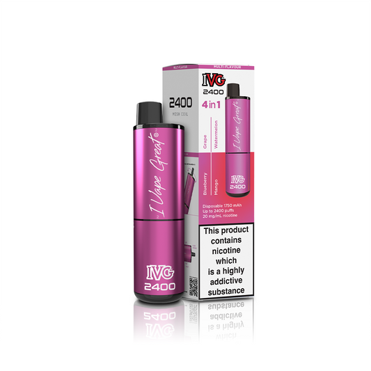 IVG 2400 4 IN 1 MULTI FLAVOUR FRUITS EDITION  IVG