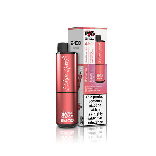 IVG 2400 4 IN 1 MULTI FLAVOUR STRAWBERRY EDITION  IVG