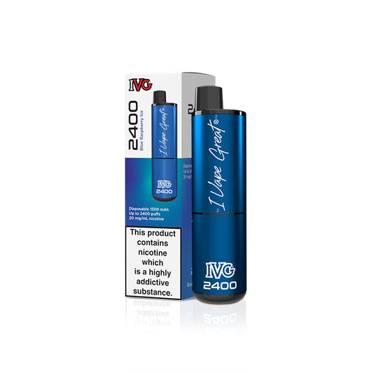 IVG 2400 Blue Raspberry Ice  IVG