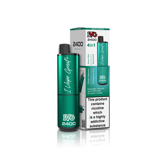 IVG 2400 4 in 1 Multi Flavour Mint Edition  IVG