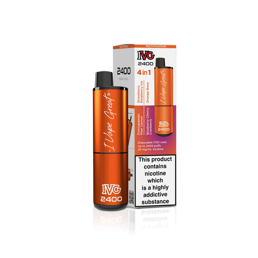 IVG 2400 4 in 1 Multi Flavour Juicy Edition  IVG
