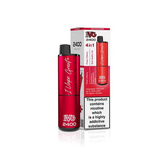 IVG 2400 4 in 1 Multi Flavour Red Edition  IVG