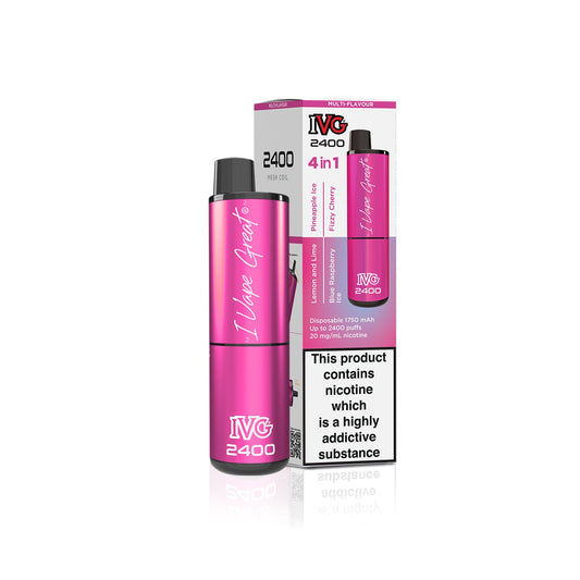 IVG 2400 4 in 1 Multi Flavour Special Edition  IVG