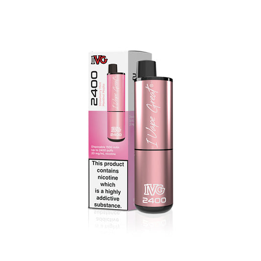 IVG 2400 Strawberry Mint Menthol Mojito  IVG