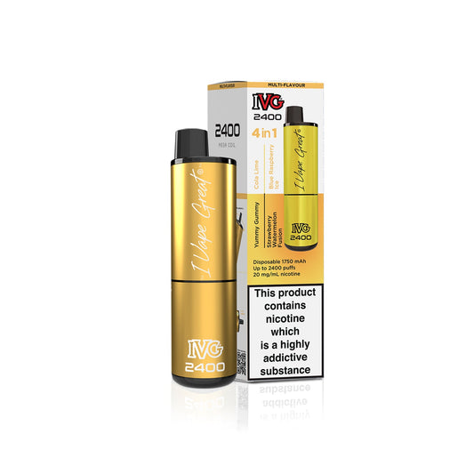 IVG 2400 4 in 1 Multi Flavour Summer Edition  IVG