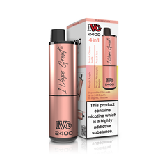 IVG 2400 4 in 1 Multi Flavour Peach Edition Vaporizers & Electronic Cigarettes IVG   