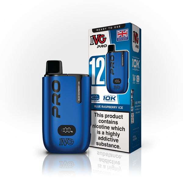 IVG Pro 12 STARTER KIT - Blue Raspberry Ice  IVG Ireland
