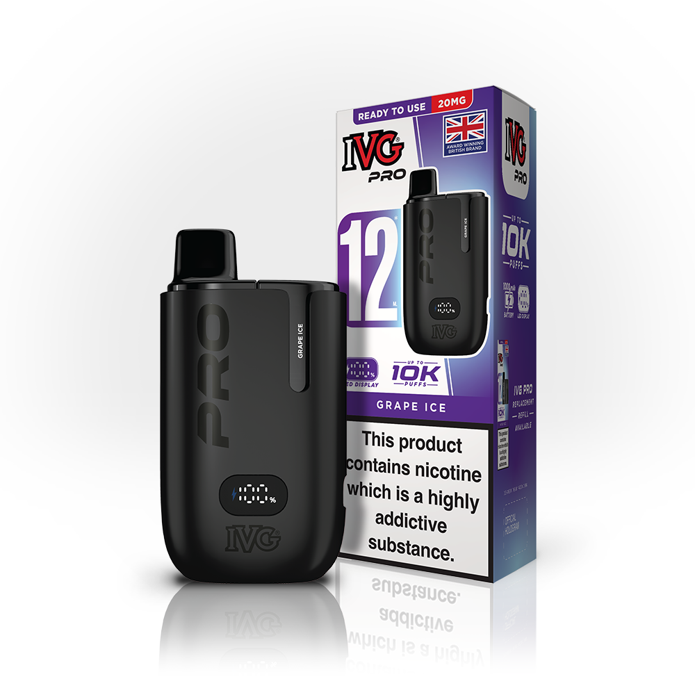 IVG PRO 12 Grape Ice Starter Kit Vaporizers & Electronic Cigarettes IVG