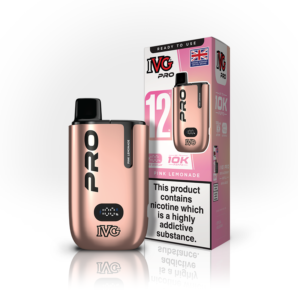 IVG PRO 12 Pink Lemonade Starter Kit Vaporizers & Electronic Cigarettes IVG