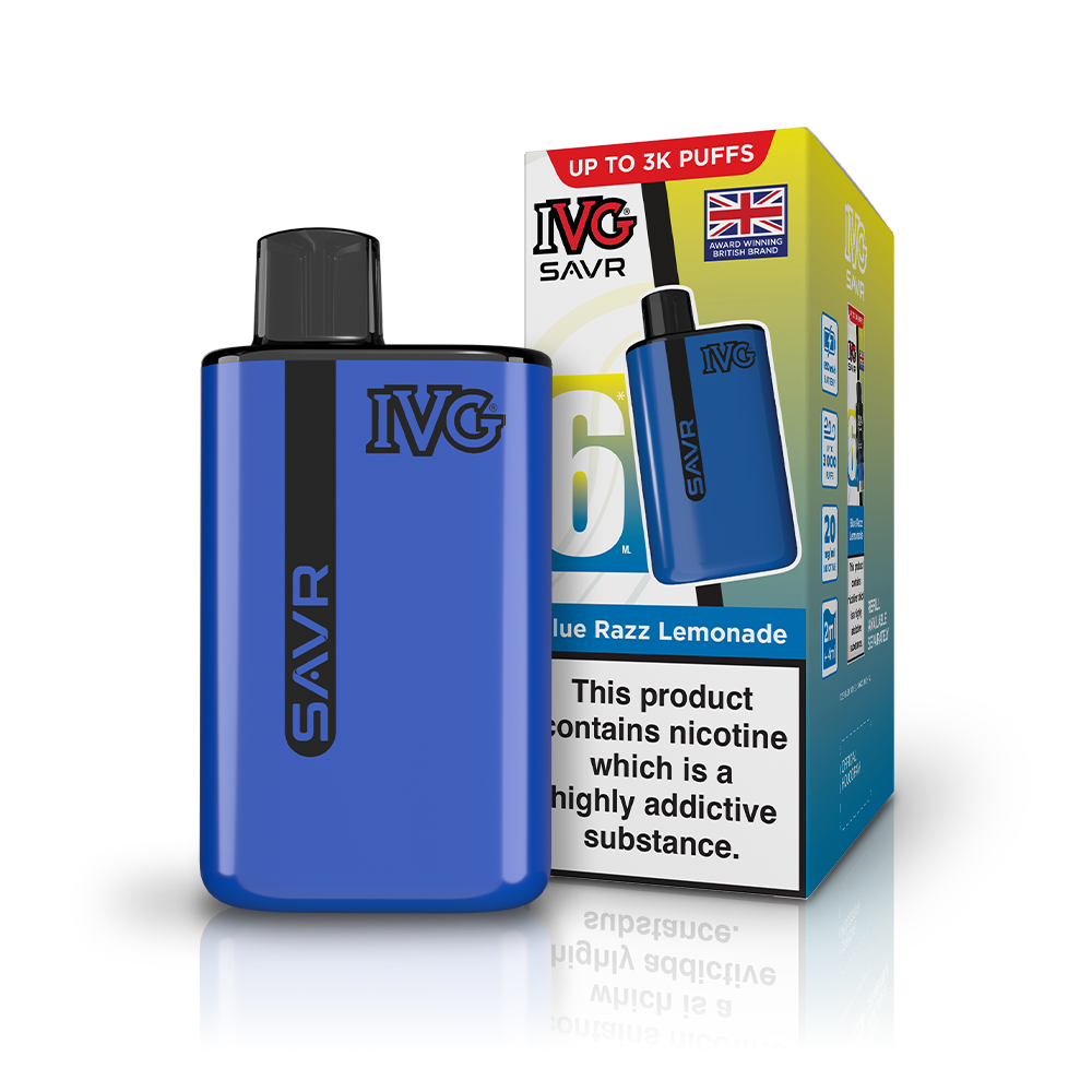 IVG SAVR Blue Razz Lemonade Vaporizers & Electronic Cigarettes IVG