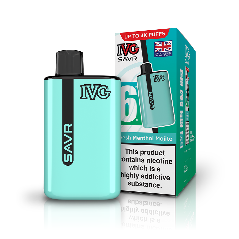 IVG SAVR Fresh Menthol Mojito Vaporizers & Electronic Cigarettes IVG