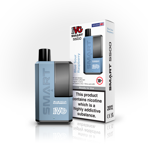 IVG SMART 5500 Blue Sour Raspberry  IVG Ireland