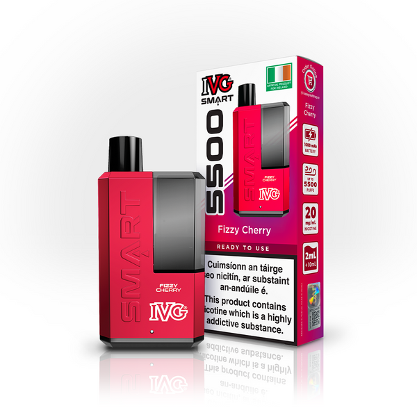 ivg smart 5500 fizzy cherry IVG SMART 5500 Fizzy Cherry – IVG Ireland
